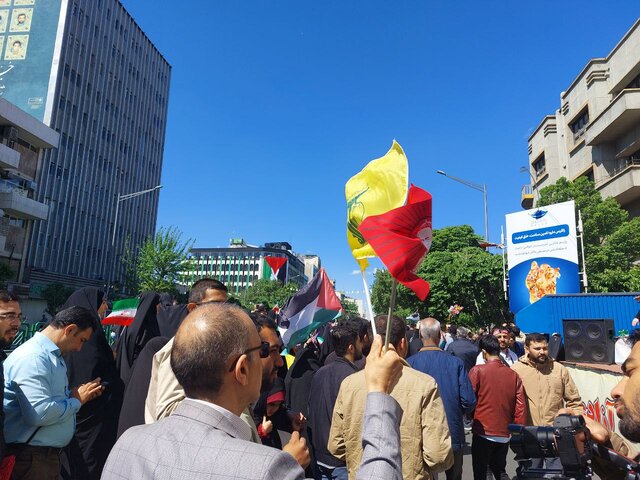 حضور مردم در راهپیمایی روز قدس