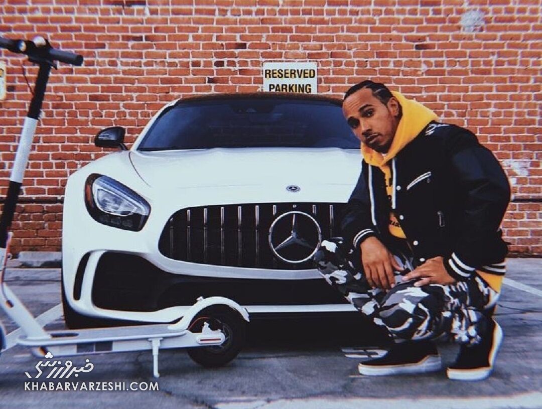 کلکسیون ماشین لوئیس همیلتون - مرسدس SLS-AMG مشکی