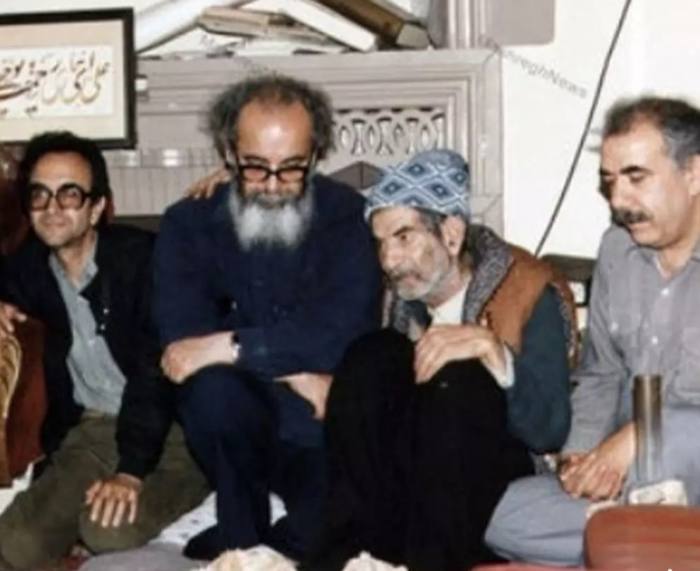 ابتهاج و جمعی از اهالی ادب