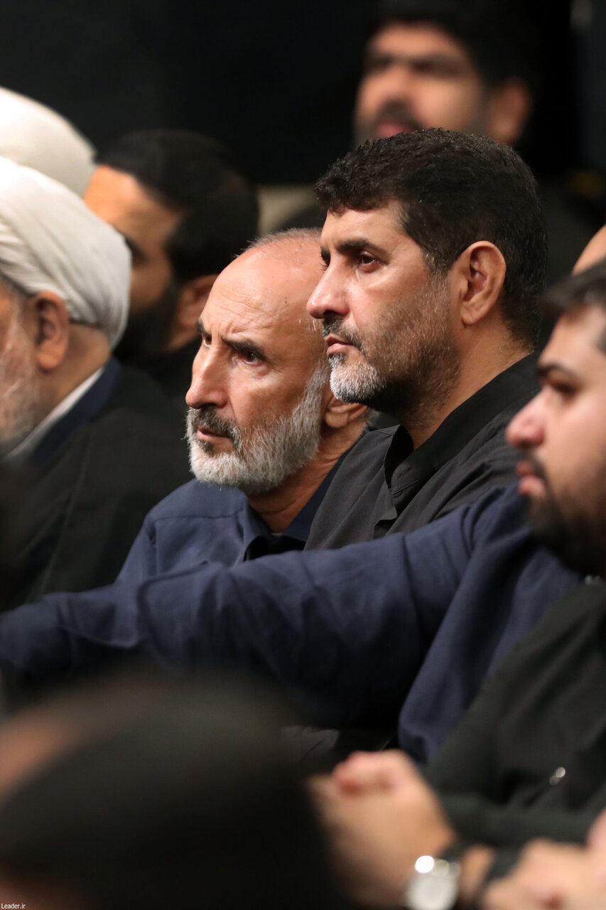 چه کسانی در صف اول مراسم بیت رهبری بودند/ حمید نوری هم حضور داشت