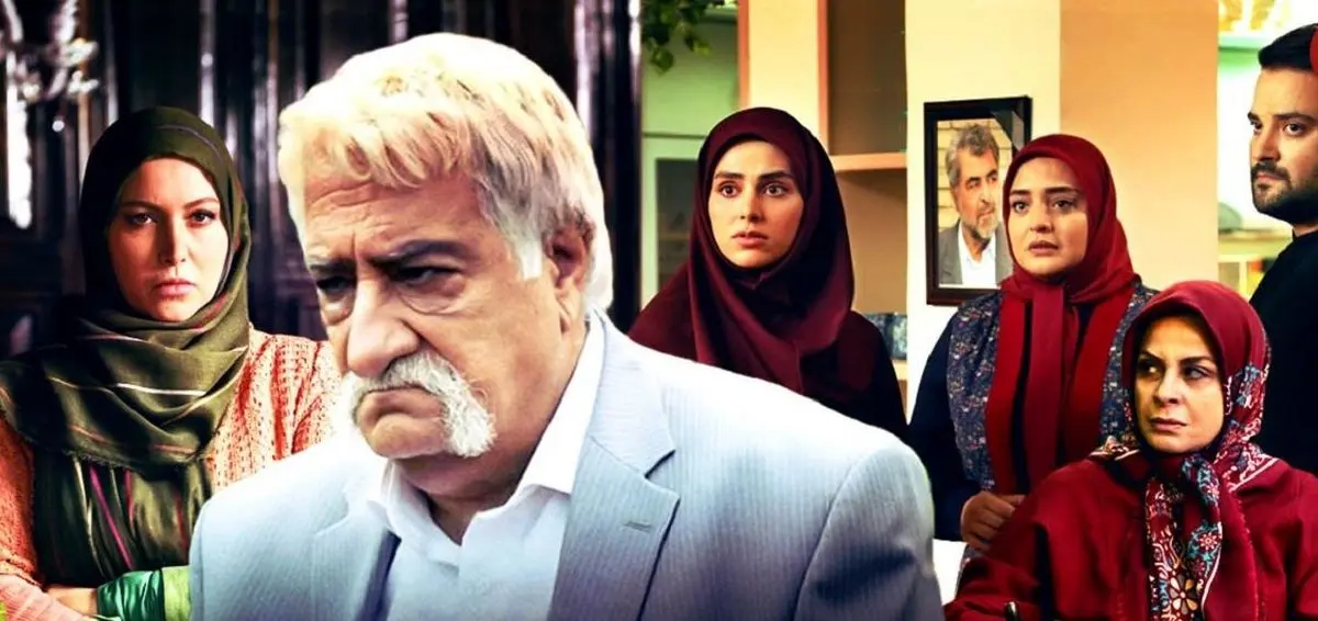 قاب مشترک حشمت فردوس و پری‌سیما سریال «ستایش»