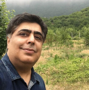 سلفی رضا شفیعی جم در شمال