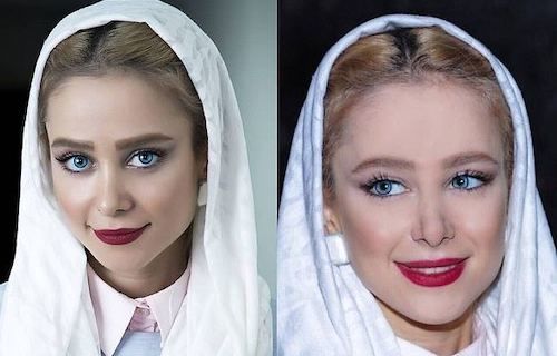 میکاپ به سبک الناز حبیبی