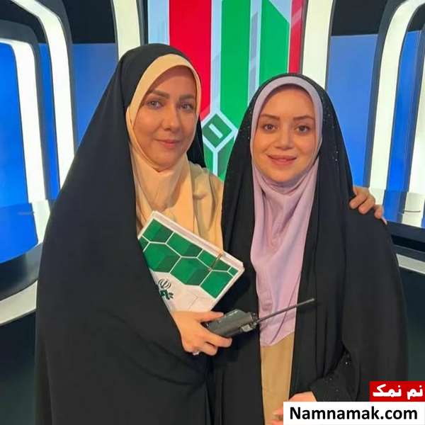 الهام حسین زاده و لطیفه گودرزی گوینده خبر