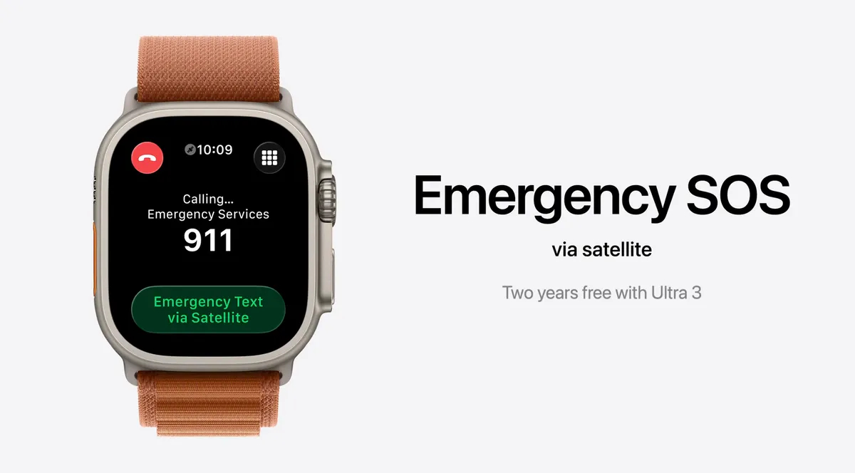 apple watch ultra 3 sos slide