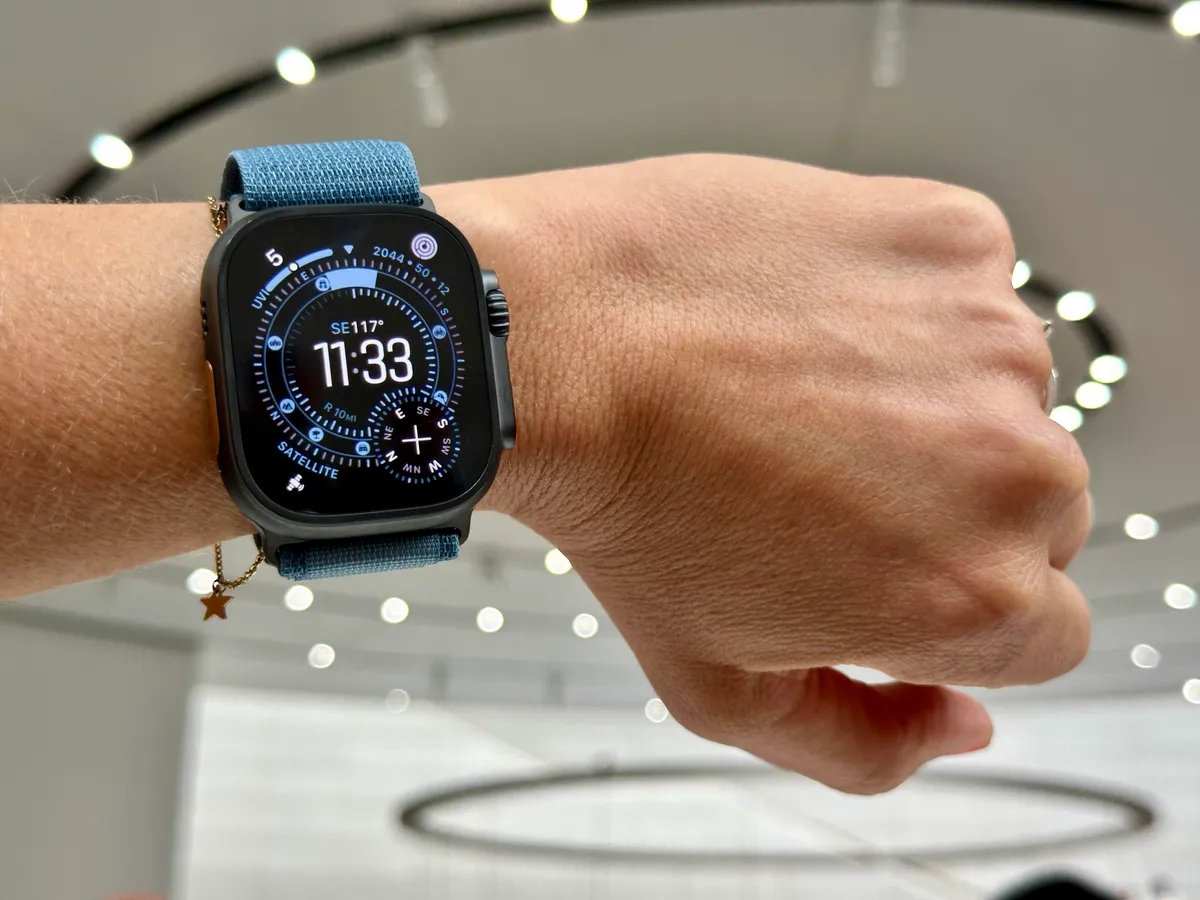 apple watch ultra3 on wrist event