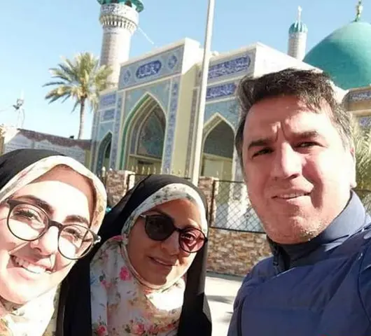 سهیلا جوادی همسر علی سلیمانی و دخترش سبا