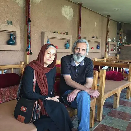 فرخ نعمتی و همسرش سهیلا رضوی