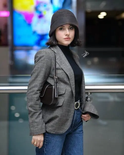 استایل پاییزی فاطمه مسعودی‌فر
