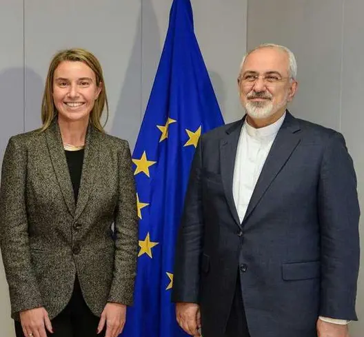 ظریف و همسرش مریم ایمانیه