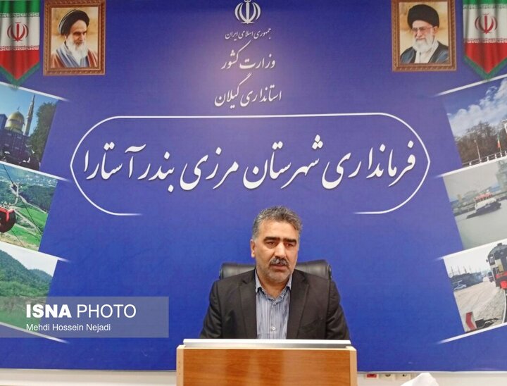 تردد بیش از ۴۰ هزار کامیون از مرز آستارا در سه ماهه نخست سال